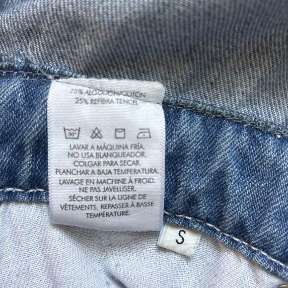 Etica Sky Blue V-Neck Denim Jumpsuit - Picture 13 of 13